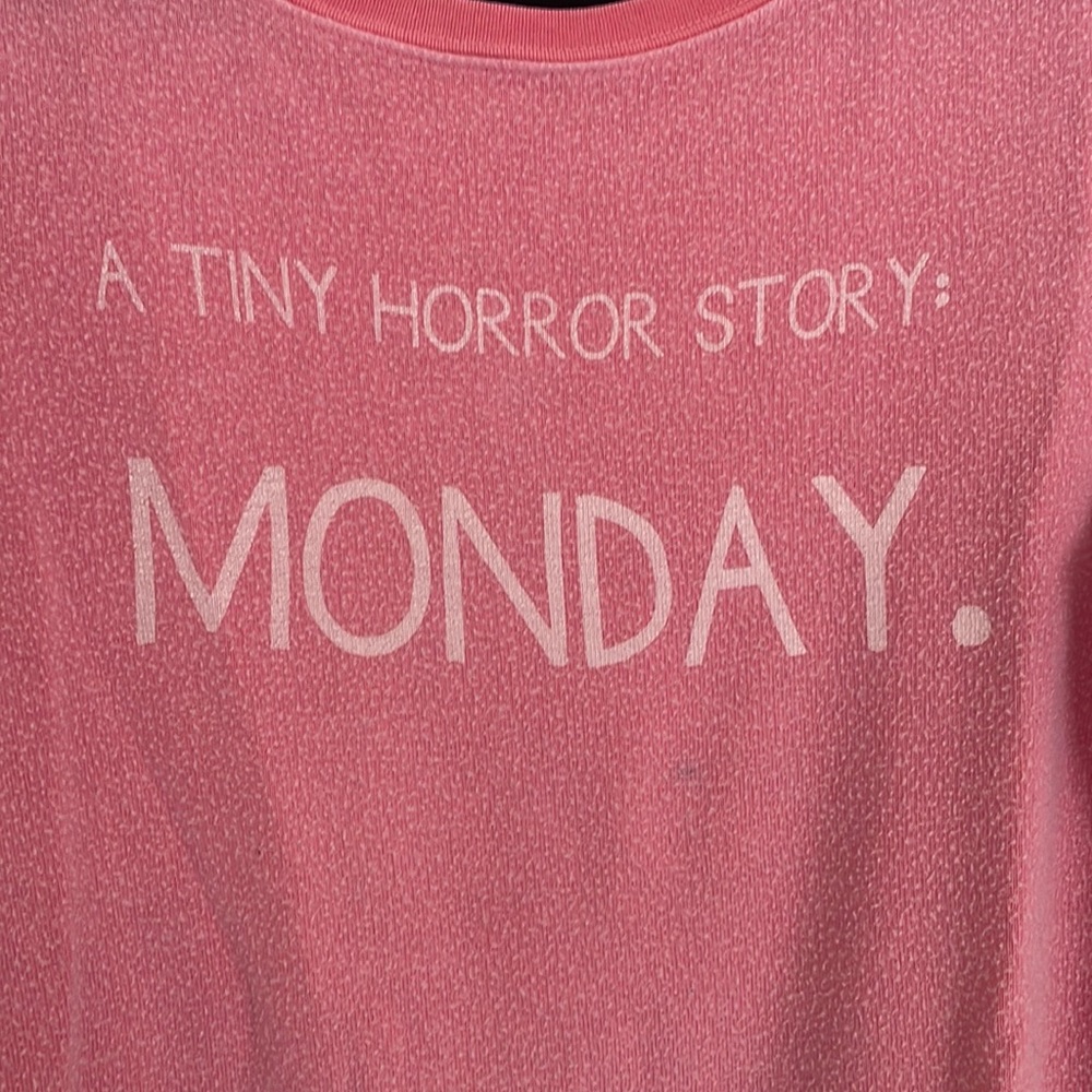 A tiny horror story: Monday Wildfox sweater